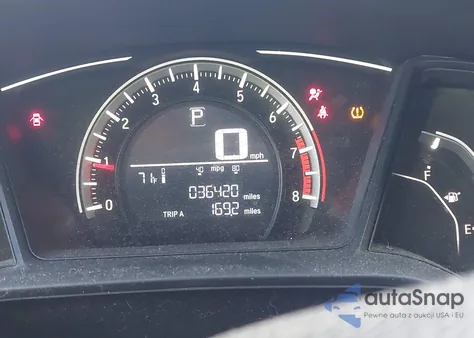 2017 Honda Civic Lx from USA, damaged, VIN 19XFC2F57HE207102